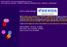 art71.com screen shot in 2000