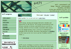 art71.com screen shot in 2007