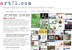 art71.com screen shot in 2009