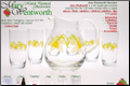 Mary Wentworth Hand Painted Glasses