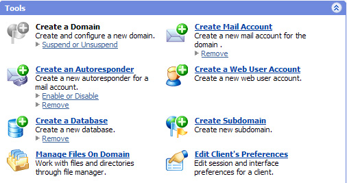 Online server tools
